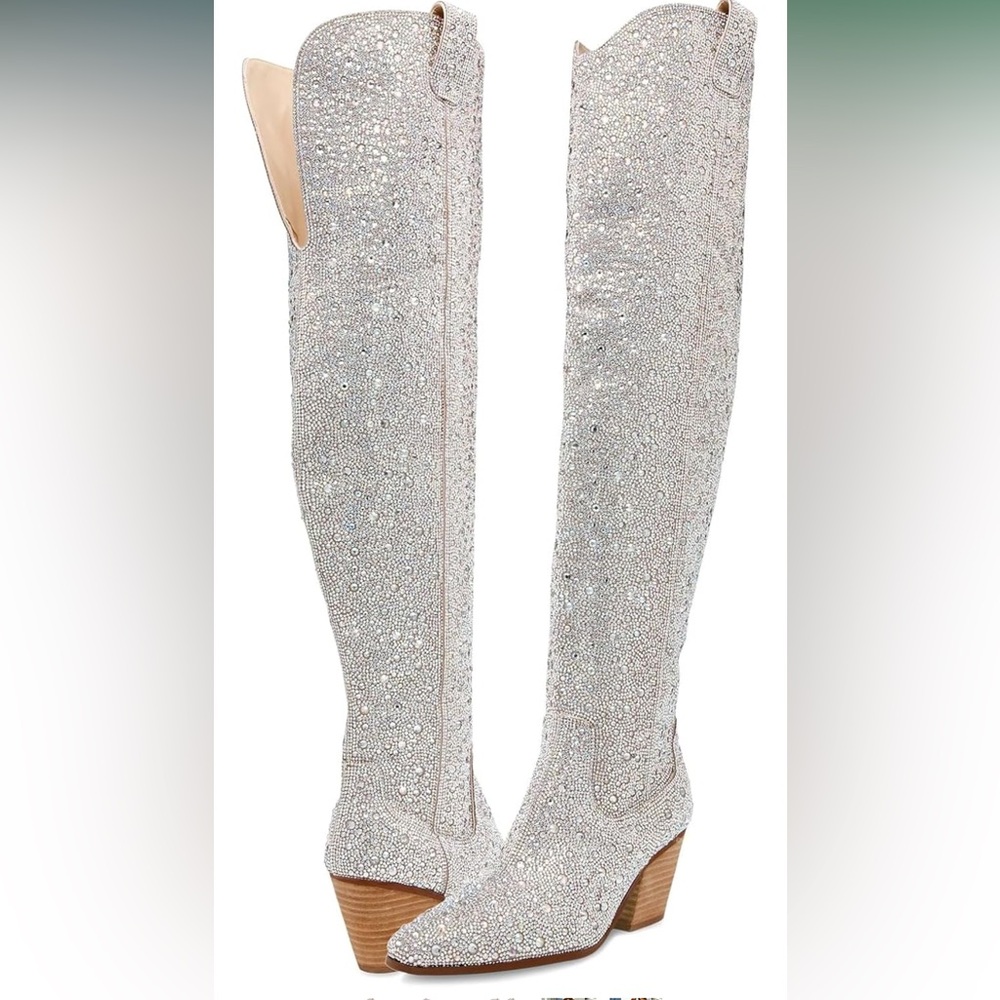Rhinestone cowboy boots